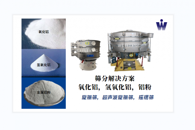 氧化鋁、氫氧化鋁、金屬鋁粉篩分案例